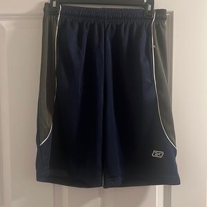 Men’s Navy/Grey Reebok Athletic Shorts